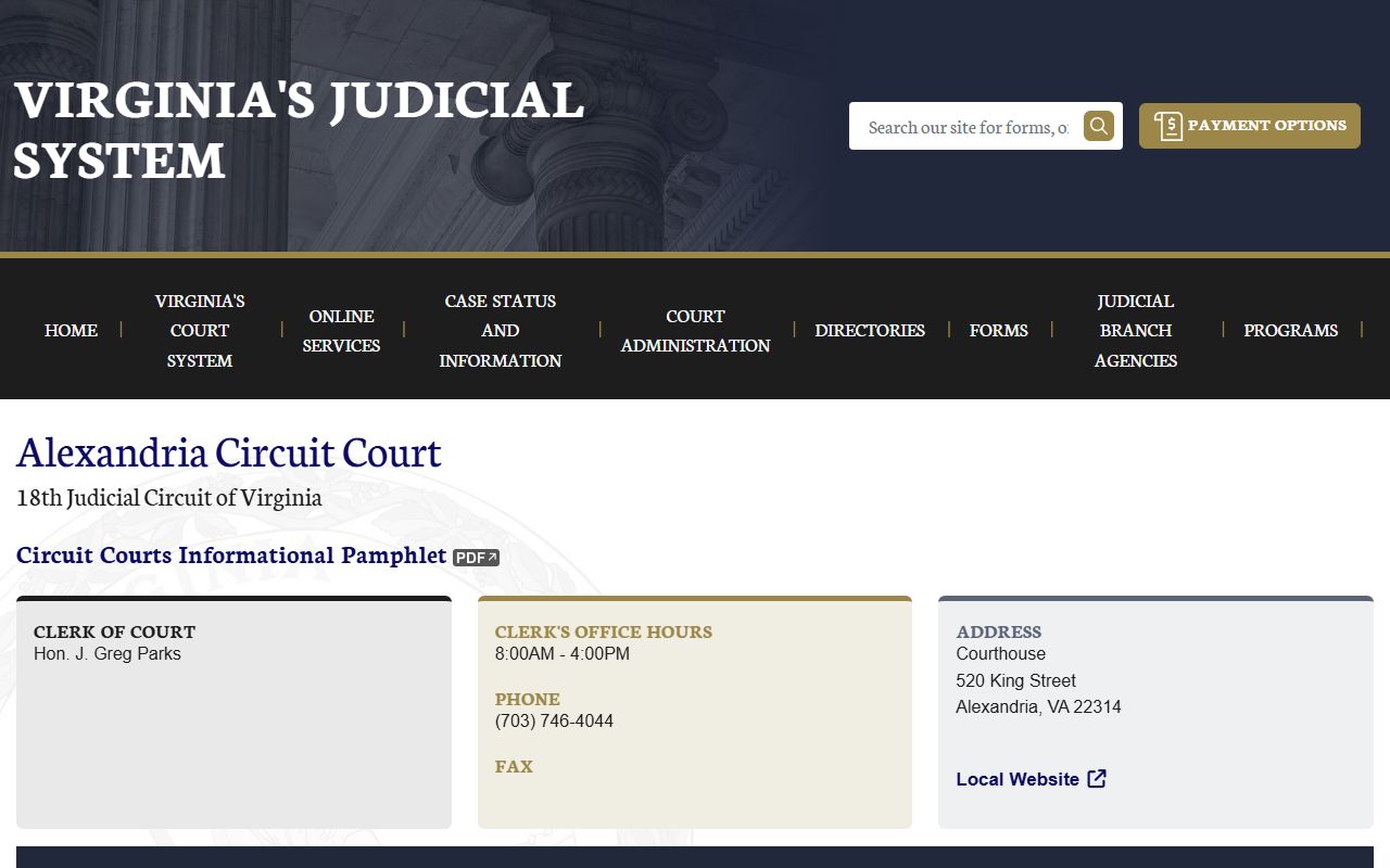 Alexandria circuit court records search portal
